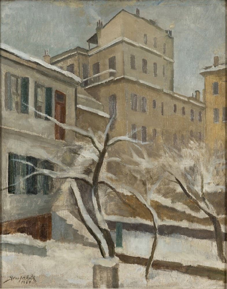 Şeref Akdik — Kış Peyzajı