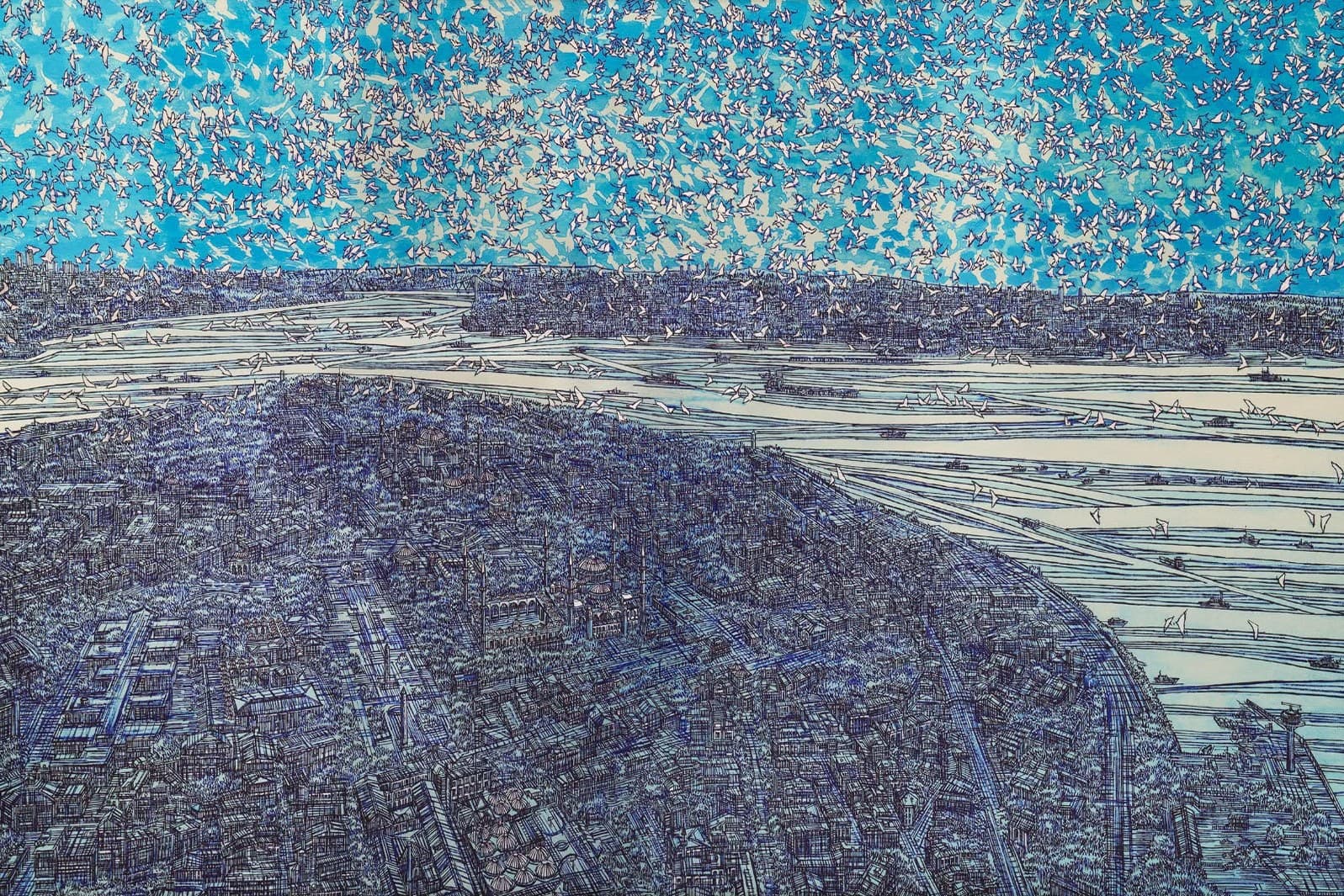 Devrim Erbil — İstanbul, Mavi Kuşbakışı