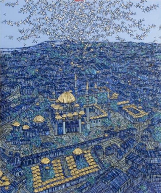 Devrim Erbil — İstanbul; Mavi-Mor